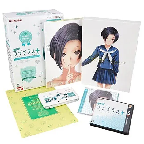ニンテンドー3DSLL本体 NEWラブプラス＋ リンコデラックス コンプリートセット RR027J1