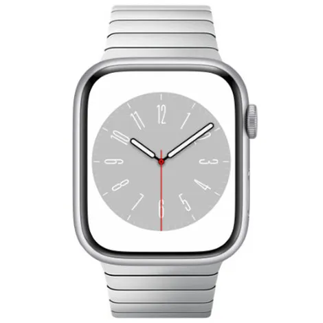 Apple Watch Series8 45mm GPS アルミニウムケース/シルバーリンクブレスレット