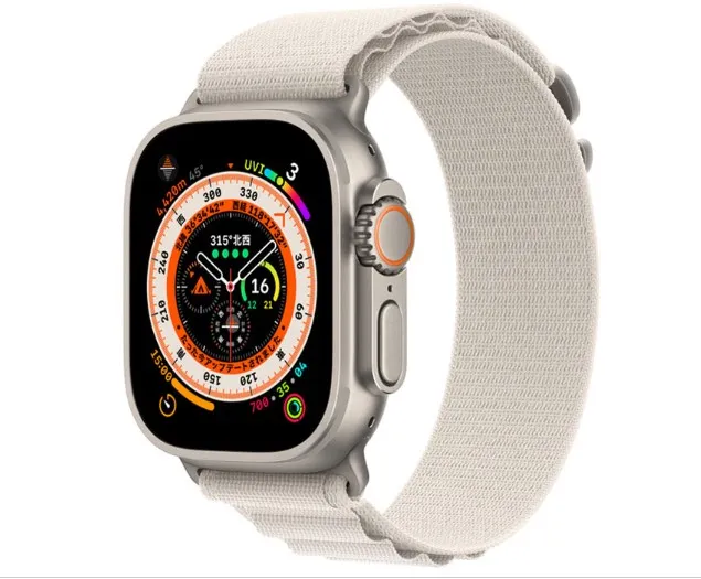 Apple Watch Ultra 49mm GPS+Cellular チタニウムケース/アルパインループ