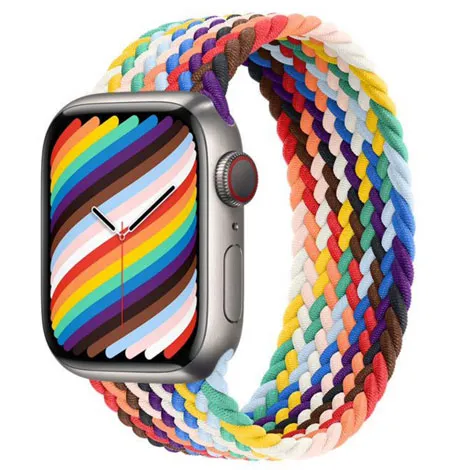 Apple Watch Edition Series7 45mm GPS+Cellular チタニウムケース/ブレイデッドソロループ