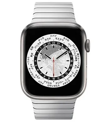 Apple Watch Edition Series7 45mm GPS+Cellular チタニウムケース/シルバーリンクブレスレット