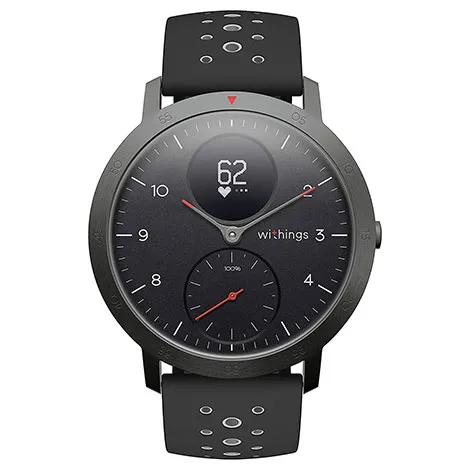 Steel HR Sport ハイブリッドスマートウォッチ 40mm HWA03b-40black ブラック
