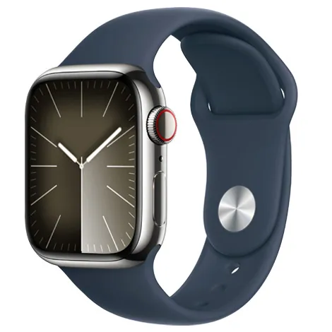 Apple Watch Series9 41mm GPS+Cellular ステンレススチール/スポーツバンド