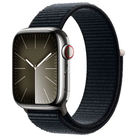 Apple Watch Series9 41mm GPS+Cellular ステンレススチール/スポーツループ