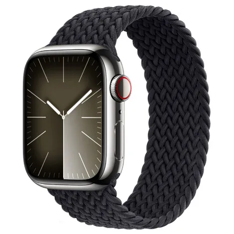 Apple Watch Series9 41mm GPS+Cellular ステンレススチール/ブレイデッドソ‍ロ‍ル‍ー‍プ