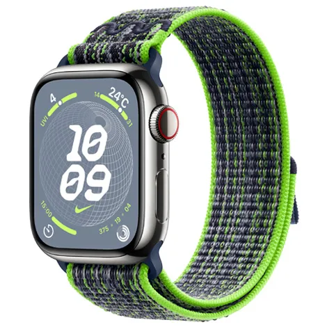 Apple Watch Series9 41mm GPS+Cellular ステンレススチール/Nikeスポーツループ