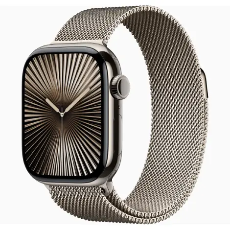 Apple Watch Series10 42mm GPS ＋ Cellular チタニウムケース/ミラネーゼループ