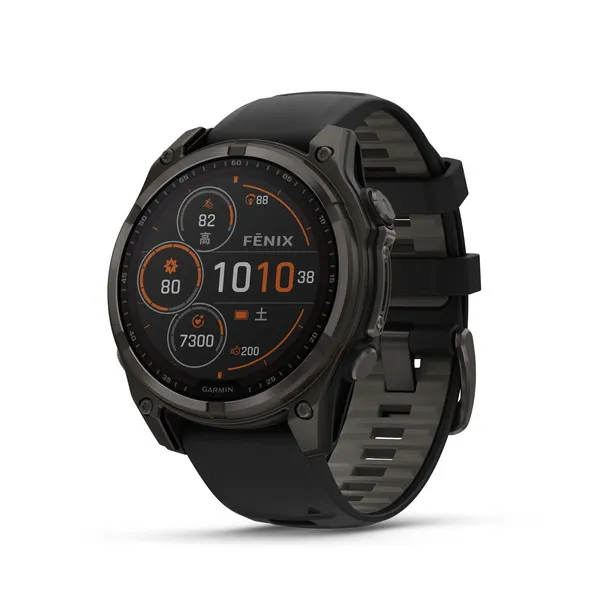 fenix 8 Sapphire Dual Power 47mm 010-02906-50 Ti Carbon Gray DLC/Black