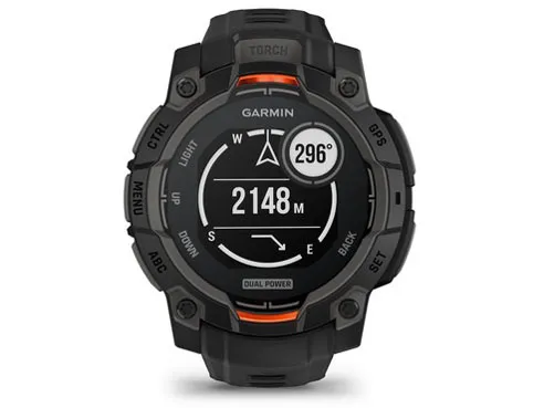 Instinct 3 Dual Power 45mm 010-02934-30 ブラック