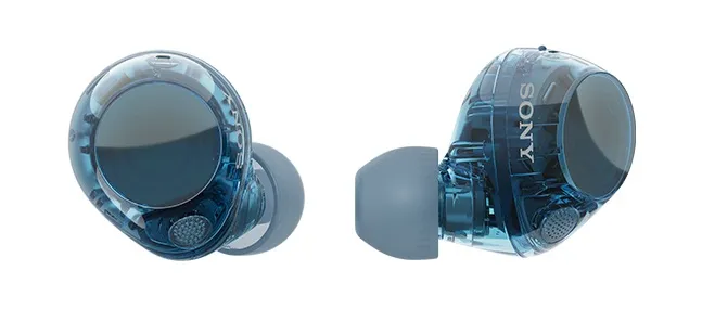 ワイヤレスノイズキャンセリングステレオヘッドセット WF-C710N グラスブルー