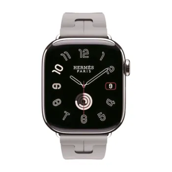 Apple Watch Hermes Series10 42mm GPS+Cellular チタニウムケース/キリム・シンプルトゥールディプロイアントバックル