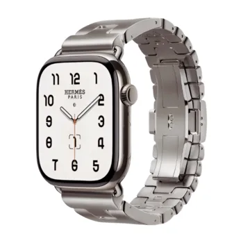 Apple Watch Hermes Series10 42mm GPS+Cellular チタニウムケース/グランH