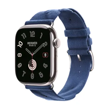 Apple Watch Hermes Series10 46mm GPS+Cellular チタニウムケース/トルサド・シンプルトゥールストラップ