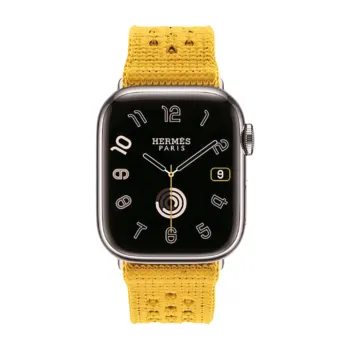 Apple Watch Hermes Series9 41mm GPS + Cellular ステンレススチール/トリコ・シンプルトゥール