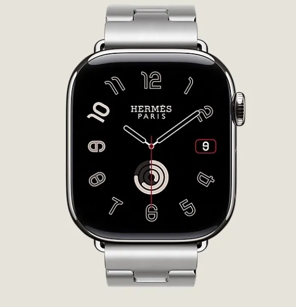 Apple Watch Hermes Series11 42mm GPS+Cellular チタニウムケース/グランH・シンプルトゥールブレスレット