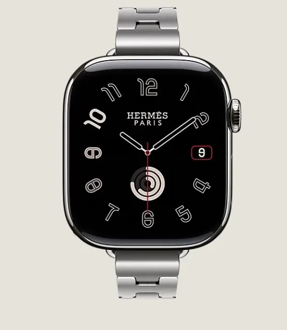 Apple Watch Hermes Series11 42mm GPS+Cellular チタニウムケース/グランHファン・シンプルトゥールブレスレット