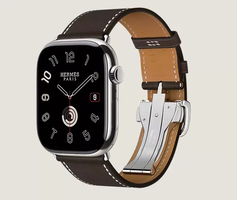 Apple Watch Hermes Series11 46mm GPS+Cellular チタニウムケース/シンプルトゥールディプロイアントバックル