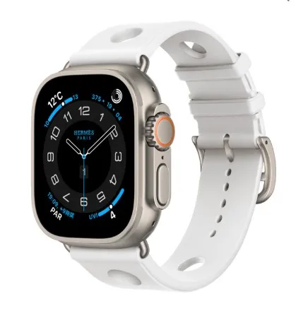 Apple Watch Hermes Ultra 3 49mm GPS + Cellular チタニウムケース/スキュブHダイビング