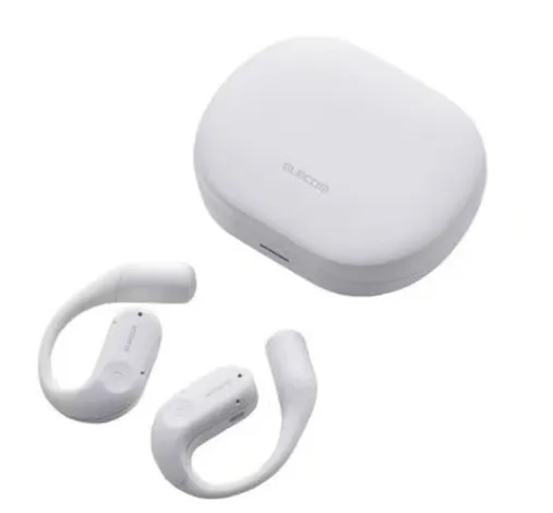 オープンイヤー型ワイヤレスヘッドホン LBT-OWS02WH フレッシュホワイト