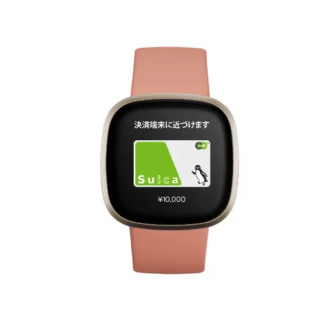 Fitbit Versa 3 FB511GLPK-FRCJK ピンククレイ/ソフトゴールド