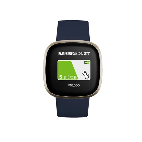 Fitbit Versa 3 FB511GLNV-FRCJK ミッドナイト/ソフトゴールド