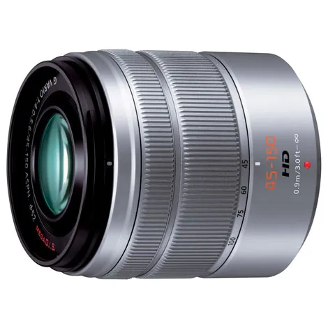 LUMIX G VARIO 45-150mm/F4.0-5.6 ASPH./MEGA O.I.S. H-FS45150-S シルバー