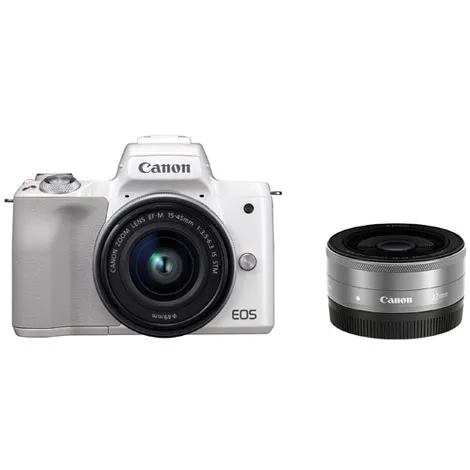 EOS Kiss M ダブルレンズキット ホワイト