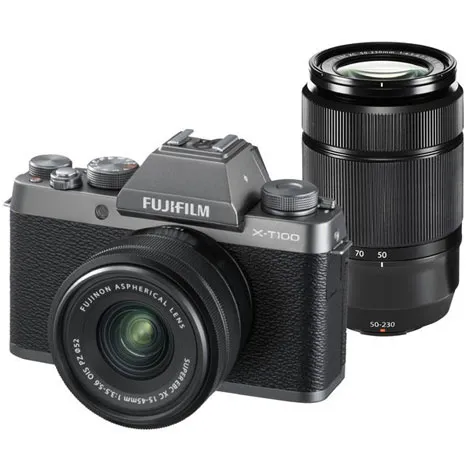 X-T100 ダブルズームレンズキット ダークシルバー