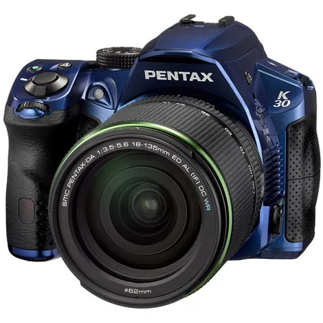 PENTAX K-30 18-135WRキット クリスタルブルー